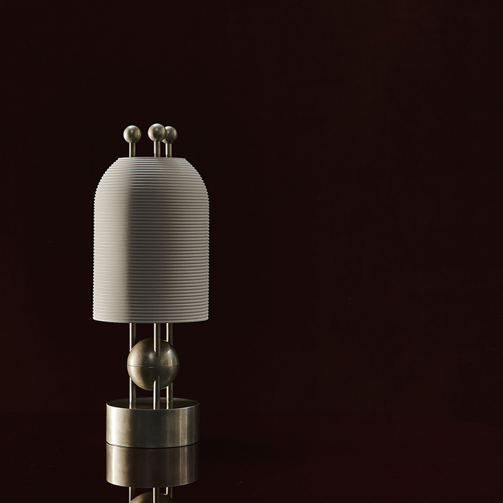 apparatus lantern table lamp turned off