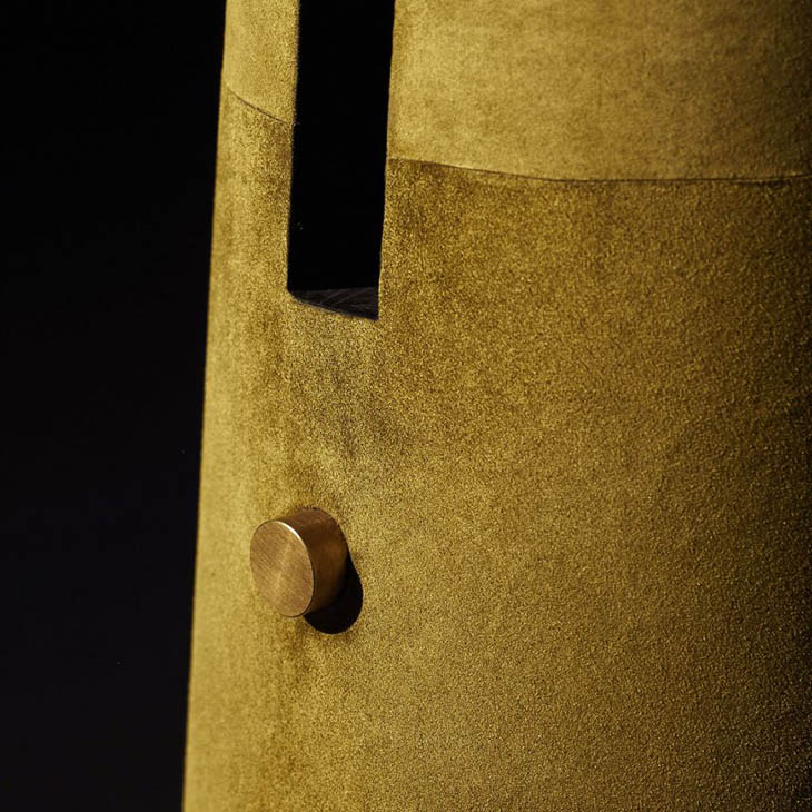 close up of apparatus metronome table lamp