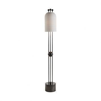 apparatus lantern floor lamp on a white background