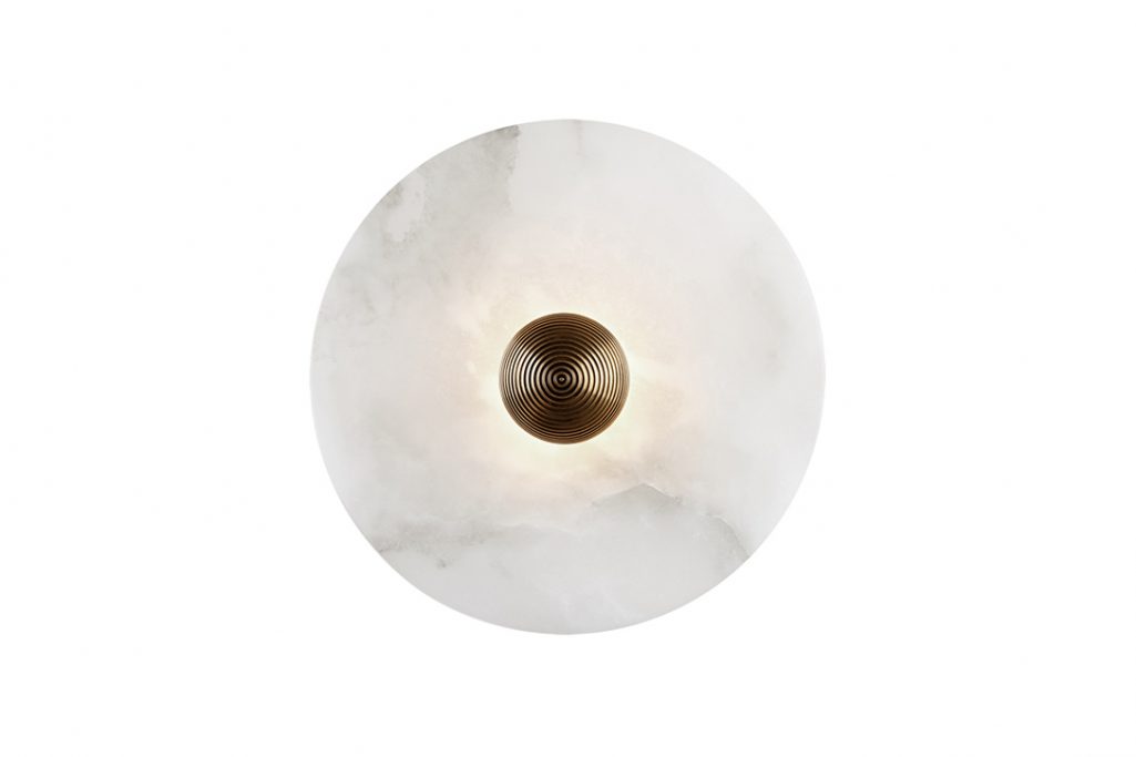 apparatus median sconce on a white background