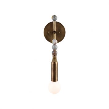 apparatus talisman 1 sconce on a white background