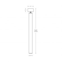 line drawing and dimensions for apparatus cylinder pendant