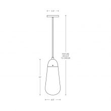 line drawing and dimensions for apparatus lariat large pendant