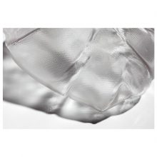 close up of bocci 73 series pendant light glass form