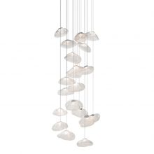 bocci 73.20 pendant light with square canopy on white background