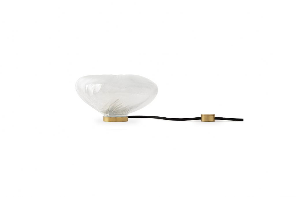 bocci 73t table lamp bulb off on white background