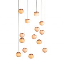 bocci 84.14 pendant light with rectangular canopy on white background
