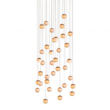 bocci 84.36 pendant light with rectangular canopy on white background