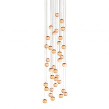 bocci 84.36 pendant light with round canopy on white background