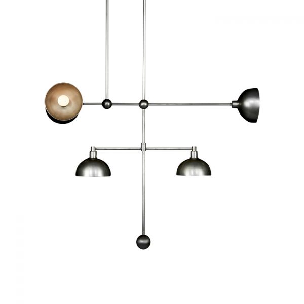 apparatus trapeze 5 mobile pendant light light on a white background