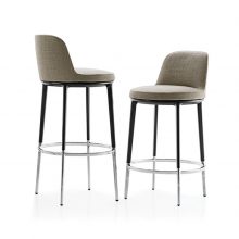 b&b italia caratos stools on white background