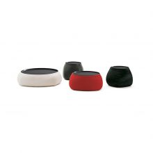 four b&b italia fat fat and lady fat ottomans on a white background