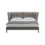 b&b italia husk bed on white background