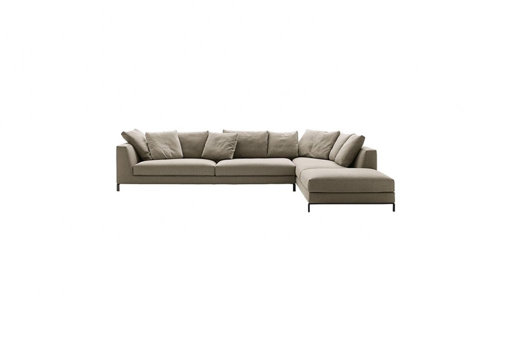 b&b italia ray sectional on a white background