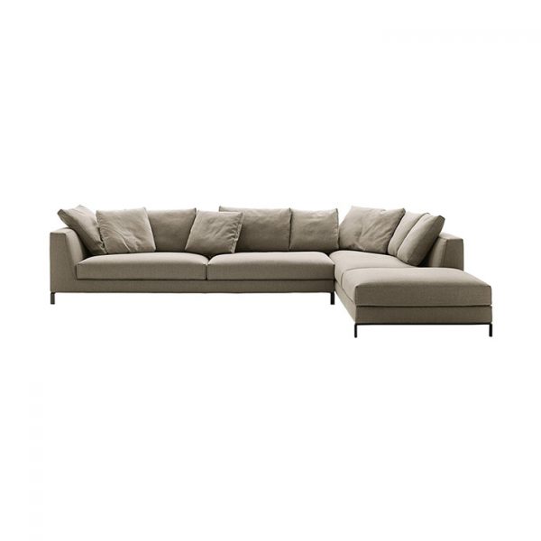b&b italia ray sectional on a white background