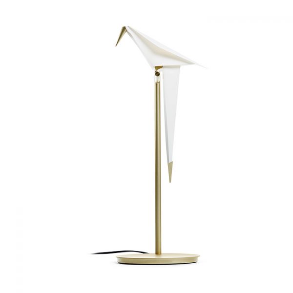 moooi perch light table lamp on a white background