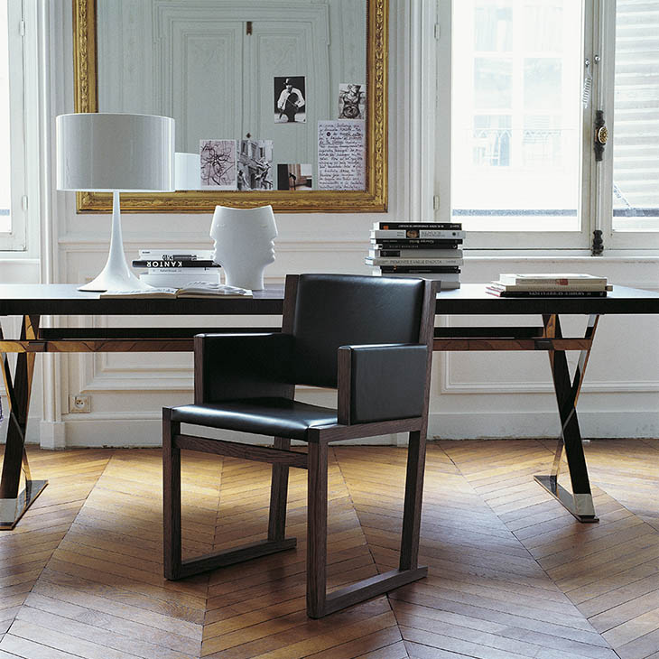 home office featuring maxalto musa armchair