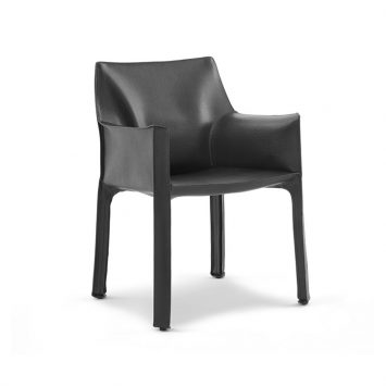 cassina cab dining arm chair on a white background