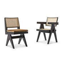 cassina capitol complex dining chairs on a white background