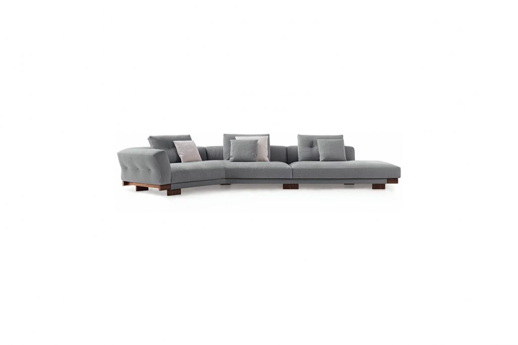 cassina sengu sofa on a white background