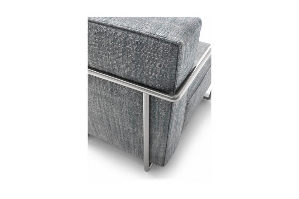 close up of a flexform abc armchair