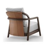 back view of a flexform alison armchair