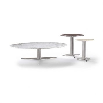 flexform fly coffee side table and two fly side tables
