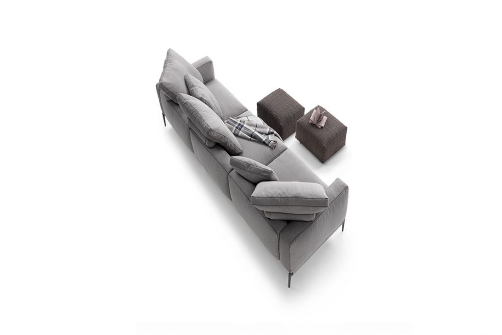flexform romeo sofa on a white background
