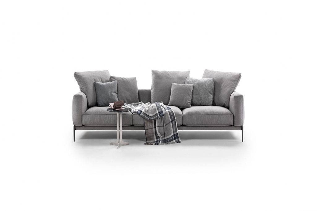 flexform romeo sofa on a white background