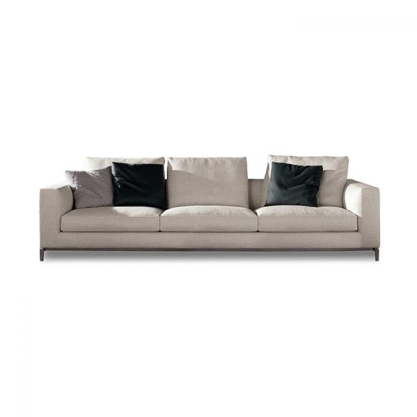 minotti andersen sofa on a white background