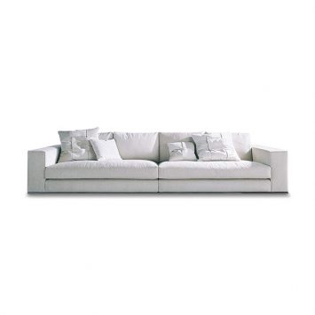 minotti hamilton sofa on a white background