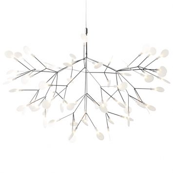 Heracleum III Suspended Pendant Light Nickel/Large