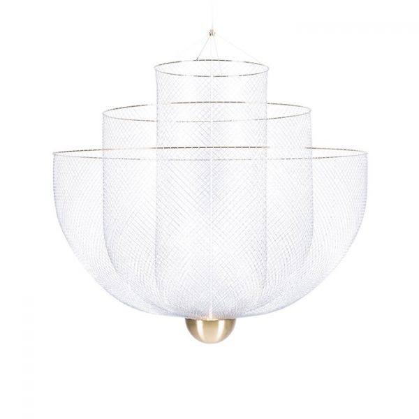 moooi meshmatics pendant light large on a white background