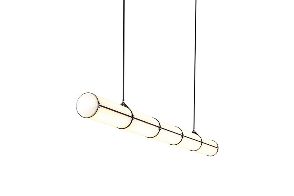 roll & hill endless pendant 5 units in black