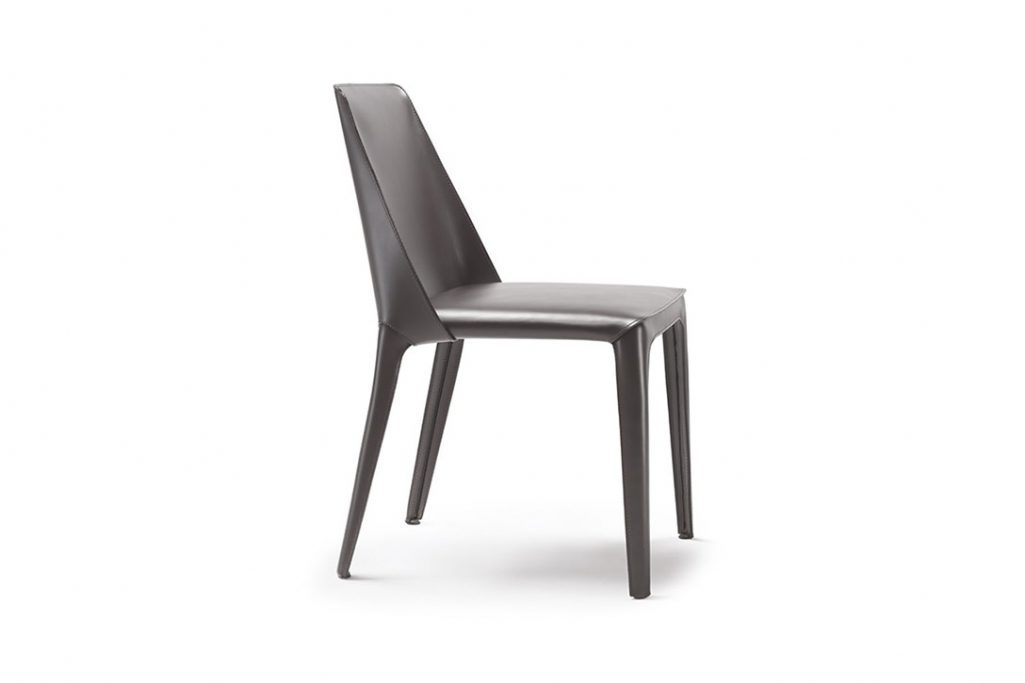 flexform isabel dining chair on a white background
