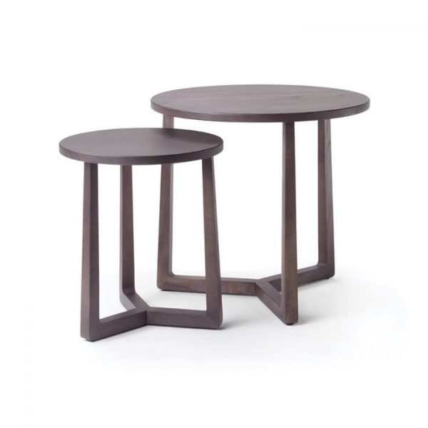 flexform jiff side tables on a white background