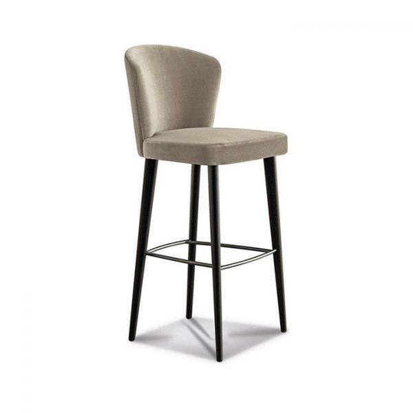 minotti aston bar stool on a white background