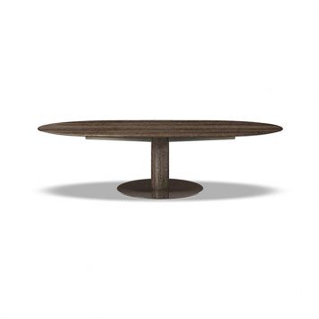 bellagio dining table oval on a white background