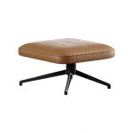 minotti jensen ottoman on a white background