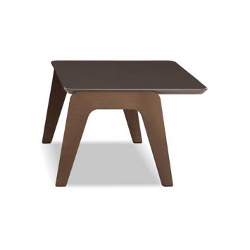 minotti kirk jut out top side table on a white background