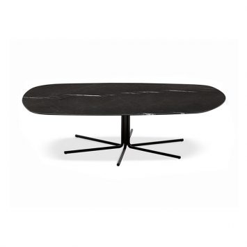 minotti rays coffee table on a white background