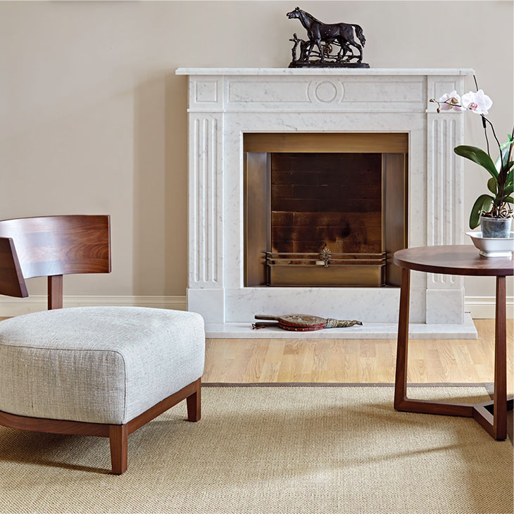 modern living room featuring flexform jiff side table
