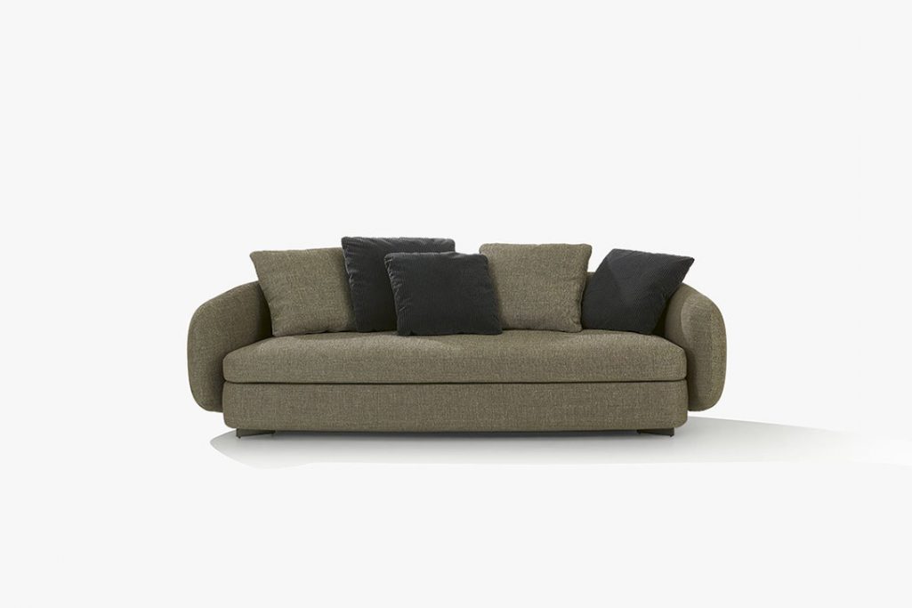 poliform saint germain sofa on a white background