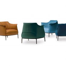 four leather poltrona frau archibald gran comfort armchairs