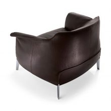 poltrona frau archibald gran comfort armchair in leather