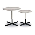 poltrona frau bob side tables on a white background