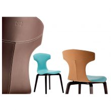 poltrona frau montera dining chair