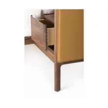 de la espada dubois bed low headboard with bedside tables