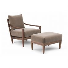 de la espada low lounge armchair and ottoman