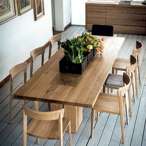 riva 1920 boss executive dining table in situ
